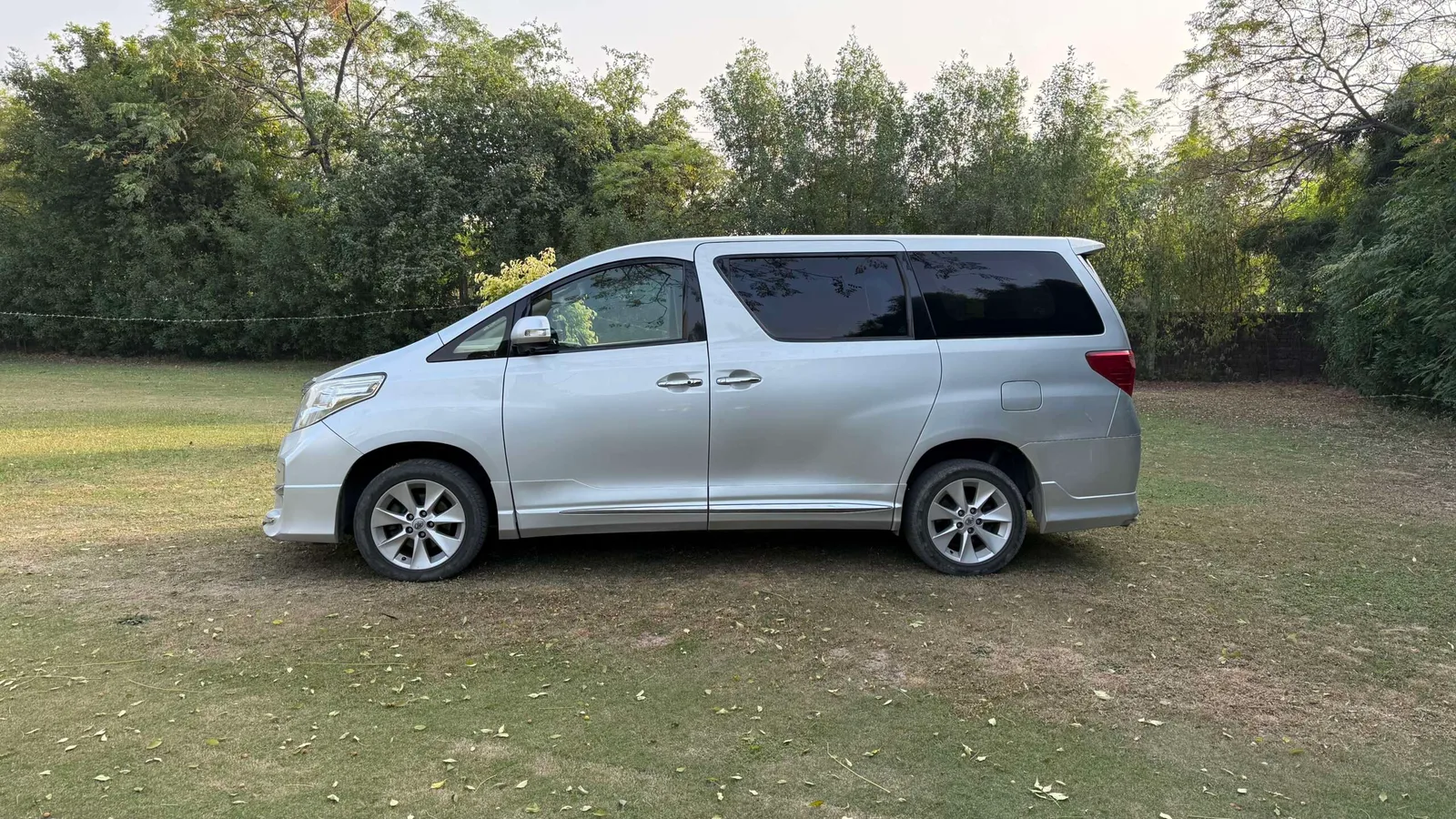 Toyota Alphard luxury MPV available for rent with driver in Lahore